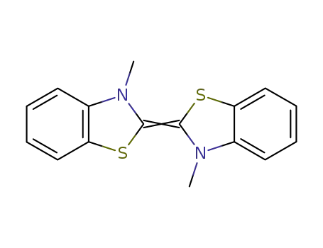 Molecular Structure of 2786-70-1 (2,3-dihydro-3-methyl-2-(3-methyl-3H-benzothiazol-2-ylidene)benzothiazole)