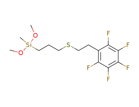 Dimethoxy-methyl-[3-(2-pentafluorophenyl-ethylsulfanyl)-propyl]-silane