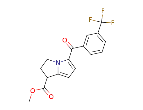 5-(3-Trifluoromethyl-benzoyl)-2,3-dihydro-1H-pyrrolizine-1-carboxylic acid methyl ester