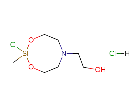 2-(2-Chloro-2-methyl-[1,3,6,2]dioxazasilocan-6-yl)-ethanol; hydrochloride