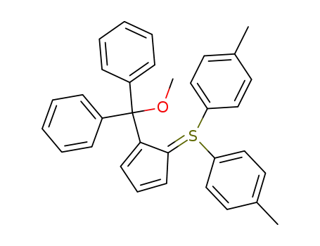 1--2-(methoxydiphenylmethyl)cyclopentadienid