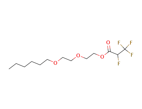 2,3,3,3-Tetrafluoro-propionic acid 2-(2-hexyloxy-ethoxy)-ethyl ester