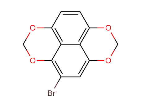 Molecular Structure of 88051-30-3 (NAPHTHO[1,8-DE:4,5-D'E']BIS[1,3]DIOXIN, 4-BROMO-)