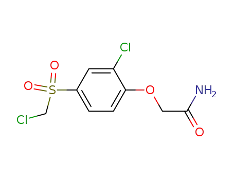 2-(2-Chloro-4-chloromethanesulfonyl-phenoxy)-acetamide