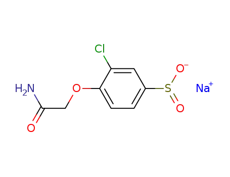 Sodium; 4-carbamoylmethoxy-3-chloro-benzenesulfinate