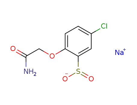 sodium salt of 4-chloro-2-sulfinylphenoxyacetamide