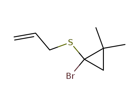1-bromo-2,2-dimethylcyclopropyl allyl sulfide