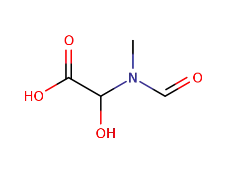 Molecular Structure of 155256-58-9 (Acetic acid, (formylmethylamino)hydroxy- (9CI))