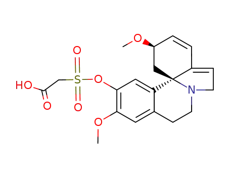 Molecular Structure of 466-79-5 ([[(2,6,8,9-Tetrahydro-2,11-dimethoxy-1H-indolo[7a,1-a]isoquinolin-12-yl)oxy]sulfonyl]acetic acid)