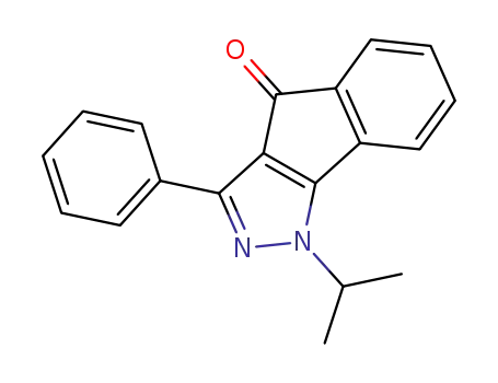 1-isopropyl-3-phenyl-1H-indeno[1,2-c]pyrazol-4-one
