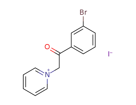 1-(2-(3-bromophenyl)-2-oxoethyl)pyridin-1-ium iodide
