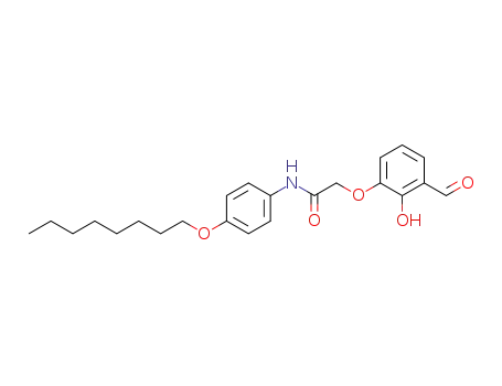 2-(3-formyl-2-hydroxyphenoxy)-N-<4-(n-octyloxy)phenyl>acetamide