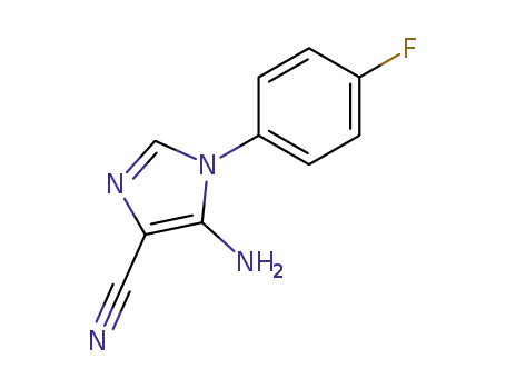 5-amino-1-(4-fluorophenyl)-1H-imidazole-4-carbonitrile
