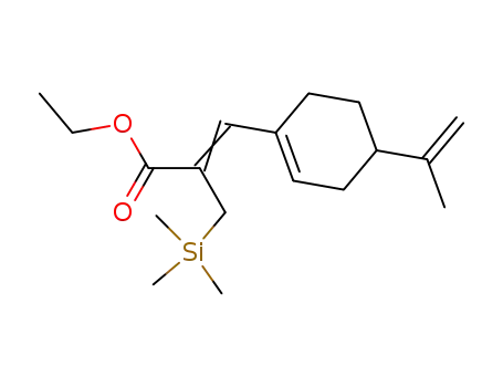 ethyl 3-(4-isopropenylcyclohex-1-en-1-yl)-2-(trimethylsilylmethyl)prop-2-enoate