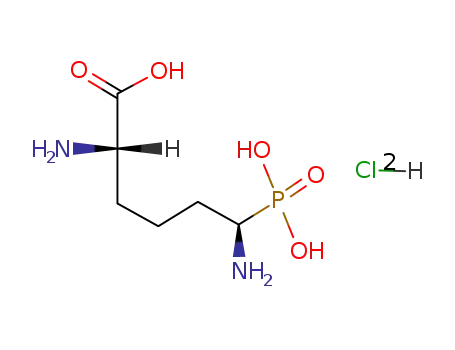 (1R,5S)-(1,5-diamino-5-carboxypentyl)phosphonic acid dihydrochloride