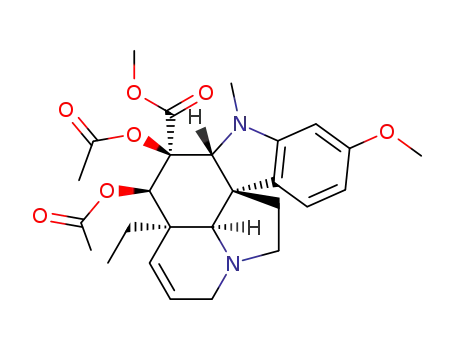 Molecular Structure of 58811-96-4 (16-O-Acetylvindoline)