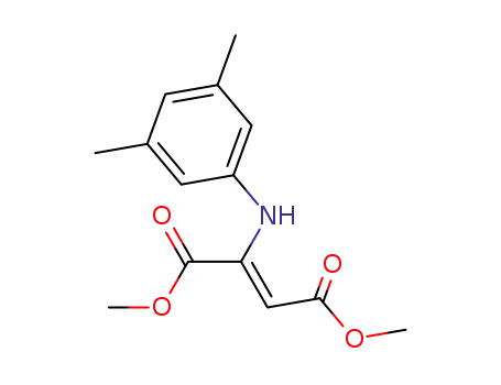 Molecular Structure of 92952-51-7 (2-Butenedioic acid, 2-[(3,5-dimethylphenyl)amino]-, dimethyl ester, (Z)-)