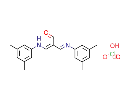 3-(3,5-dimethylphenylamino)-2-(dimethylphenyliminomethyl)propenal hydrogenperchlorate