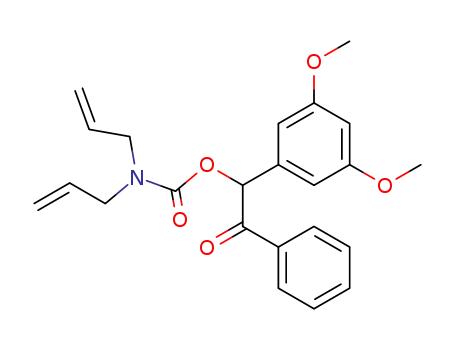 Diallyl-carbamic acid 1-(3,5-dimethoxy-phenyl)-2-oxo-2-phenyl-ethyl ester
