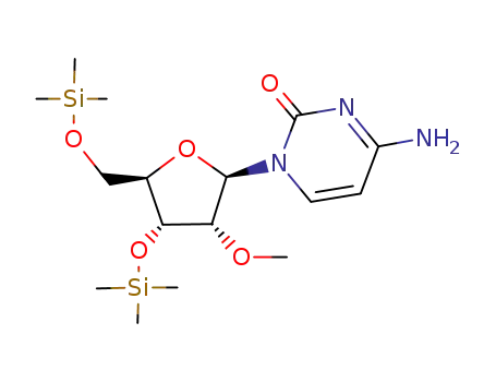 4-Amino-1-((2R,3R,4R,5R)-3-methoxy-4-trimethylsilanyloxy-5-trimethylsilanyloxymethyl-tetrahydro-furan-2-yl)-1H-pyrimidin-2-one