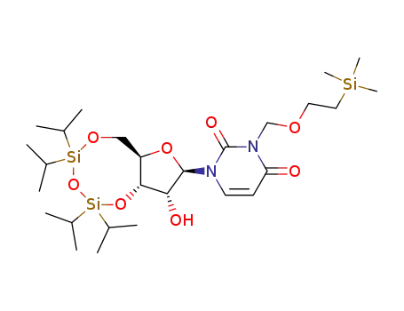 3-N-(trimethylsilyl)ethoxymethyl-3',5'-O-(tetraisopropyldisiloxane-1,3-diyl)uridine