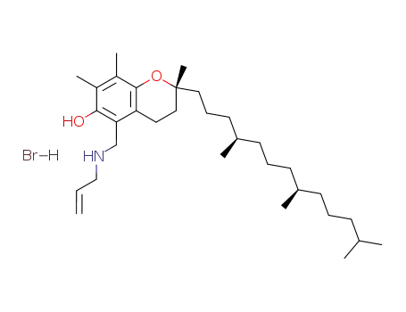 (R)-5-Allylaminomethyl-2,7,8-trimethyl-2-((4R,8R)-4,8,12-trimethyl-tridecyl)-chroman-6-ol; hydrobromide