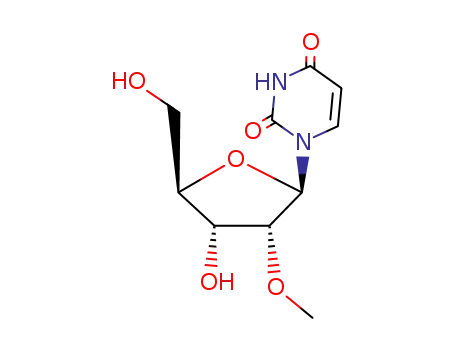 Molecular Structure of 2140-76-3 (2'-O-Methyluridine)