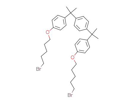 α,α'-bis[(5-bromopentoxy)phenyl]-1,4-di(isopropyl)benzene