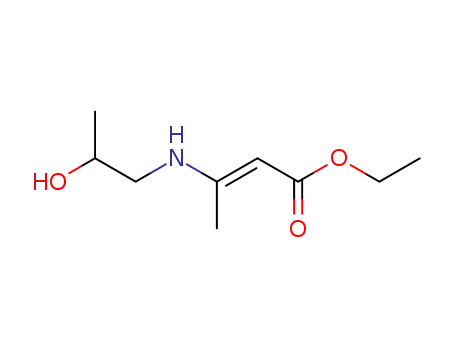 (E)-3-(2-Hydroxy-propylamino)-but-2-enoic acid ethyl ester