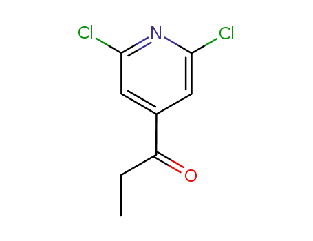 Molecular Structure of 183433-62-7 (1-Propanone, 1-(2,6-dichloro-4-pyridinyl)-)