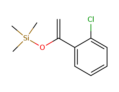 1-(trimethylsiloxy)-1-o-chloro-phenylethene