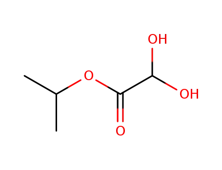 Molecular Structure of 188691-14-7 (Acetic acid, dihydroxy-, 1-methylethyl ester)