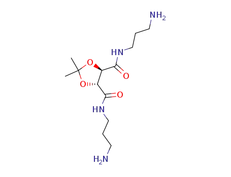 (4R,5R)-2,2-Dimethyl-[1,3]dioxolane-4,5-dicarboxylic acid bis-[(3-amino-propyl)-amide]