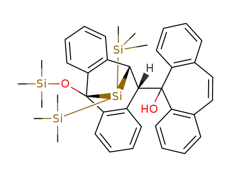 8-bis(trimethylsilyl)-5(5-hydroxy-dibenzo[a,d]cyclohepten-5-yl)-1-trimethylsiloxy-4,5-dihydro-dibenzo[a,d]-8-silabicyclo[3,2,1]octane