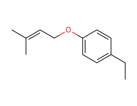1-Ethyl-4-[(3-methylbut-2-enyloxy)]benzene