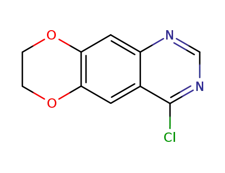 Molecular Structure of 52791-05-6 (4-CHLORO-6,7-DIMETHYLENEDIOXYQUINAZOLINE)