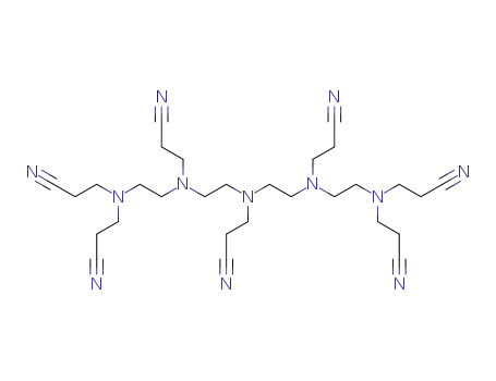 3-(Bis-{2-[{2-[bis-(2-cyano-ethyl)-amino]-ethyl}-(2-cyano-ethyl)-amino]-ethyl}-amino)-propionitrile