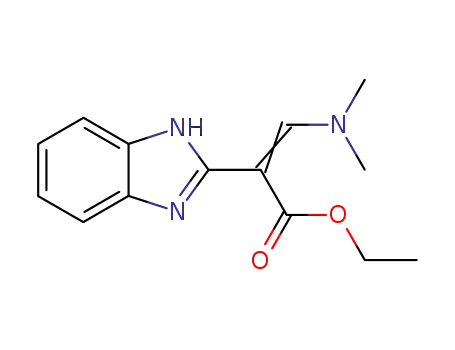 2-(1H-benzoimidazol-2-yl)-3-dimethylamino-acrylic acid ethyl ester
