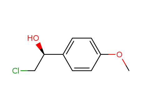 (S)-1-chloro-2-hydroxy-2-(p-methoxyphenyl)ethane