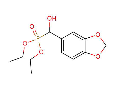 diethyl (benzo[d][1,3]dioxol-5-yl(hydroxy)methyl)phosphonate