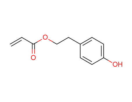 2-(4-hydroxyphenyl)ethyl prop-2-enoate