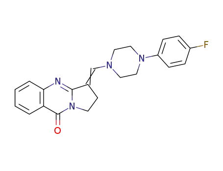 3-[4-(4-fluoro-phenyl)-piperazin-1-ylmethylene]-2,3-dihydro-1H-pyrrolo[2,1-b]quinazolin-9-one