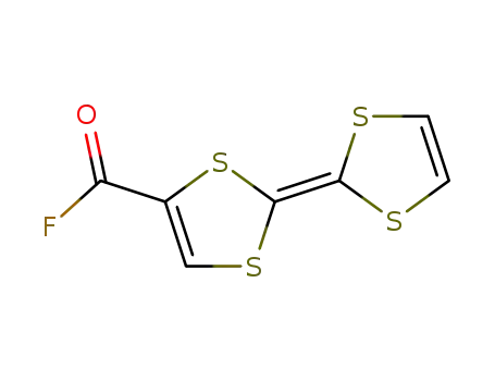 Molecular Structure of 255870-35-0 (1,3-Dithiole-4-carbonyl fluoride, 2-(1,3-dithiol-2-ylidene)-)