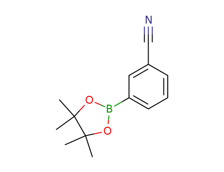 Benzonitrile,3-(4,4,5,5-tetramethyl-1,3,2-dioxaborolan-2-yl)- cas  214360-46-0