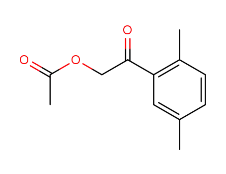 Molecular Structure of 378215-29-3 (Ethanone, 2-(acetyloxy)-1-(2,5-dimethylphenyl)-)