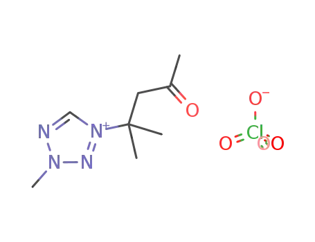 1-(1,1-dimethyl-3-oxo-butyl)-3-methyl-3H-tetrazol-1-ium; perchlorate