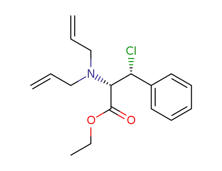 ethyl (2R*,3R*)-3-chloro-2-(diallylamino)-3-phenylpropanoate