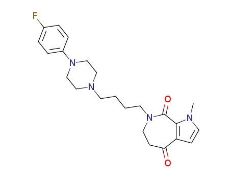 7-[4-[4-(4-fluorophenyl)piperazin-1-yl]butyl]-1-methyl-1,4,5,6,7,8-hexahydropyrrolo[2,3-c]azepine-4,8-dione