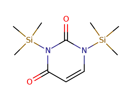 Molecular Structure of 3442-82-8 (1,3-Bis(trimethylsilyl)uracil)