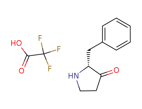(2R)-2-Benzyl-3-oxopyrrolidininium trifluoroacetate